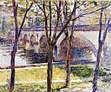 Theodore Robinson Bridge near Giverny painting